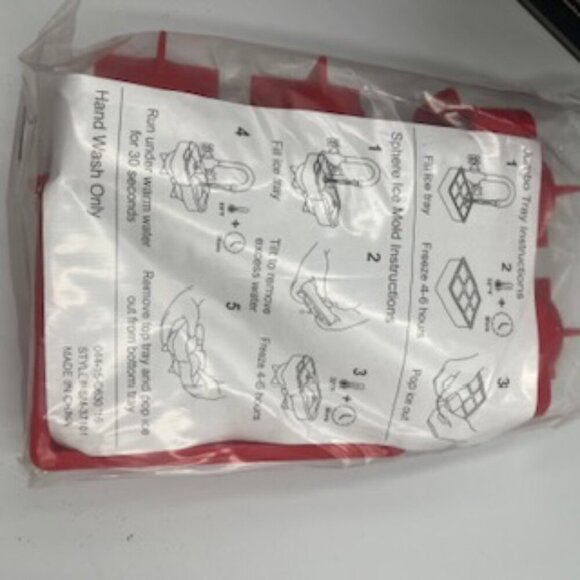 NEW Buxton Jumbo Ice Mold Set Cubes And Spheres - Picture 6 of 11